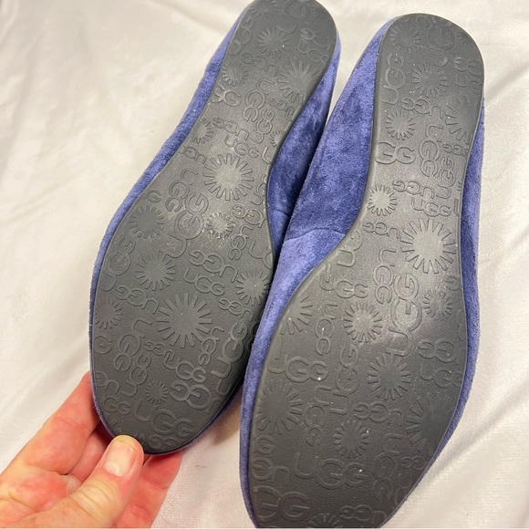 Ugg Alloway Crystal Bow Ballet Flats Sz 9.5 - Picture 9 of 9